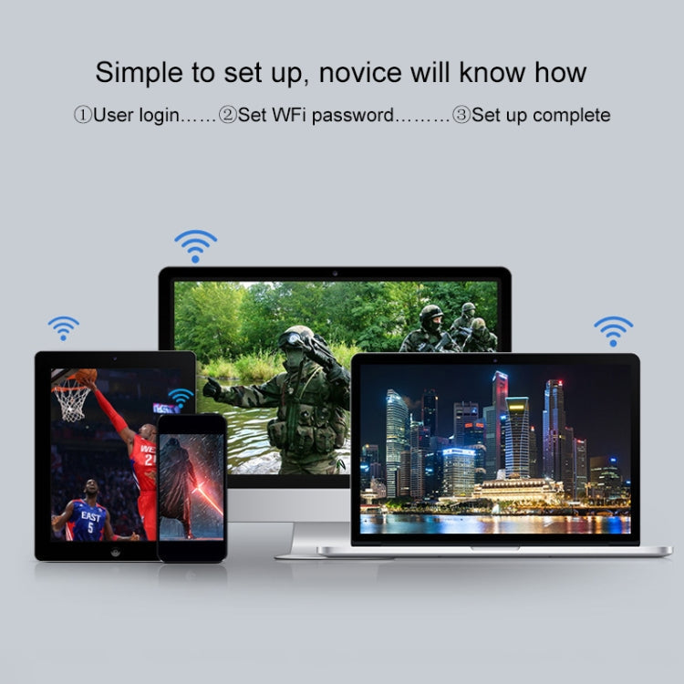 Frendorf | COMFAST WR613N V3 Home 300Mbps Wireless Router 2.4G WiFi Netzwerk-Extender