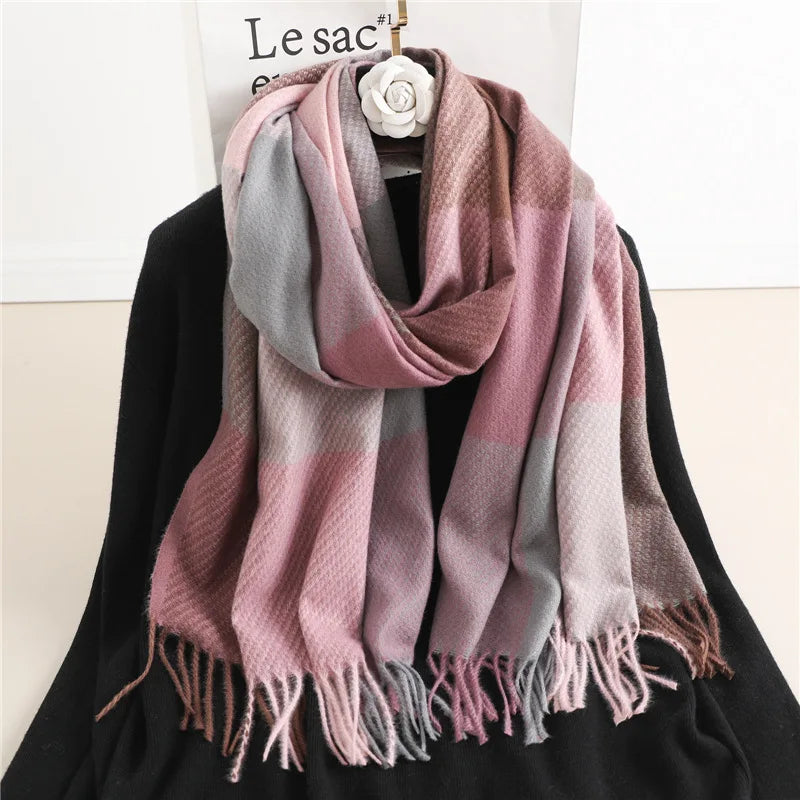 Frendorf | Stylische Karierte Damen Schal - Liora