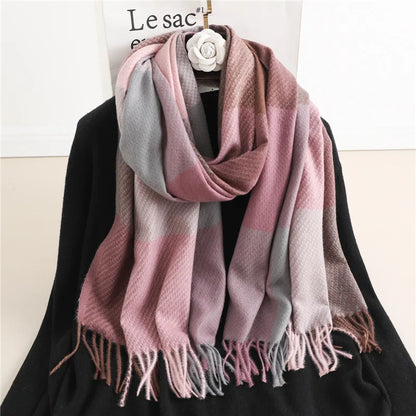 Frendorf | Stylische Karierte Damen Schal - Liora