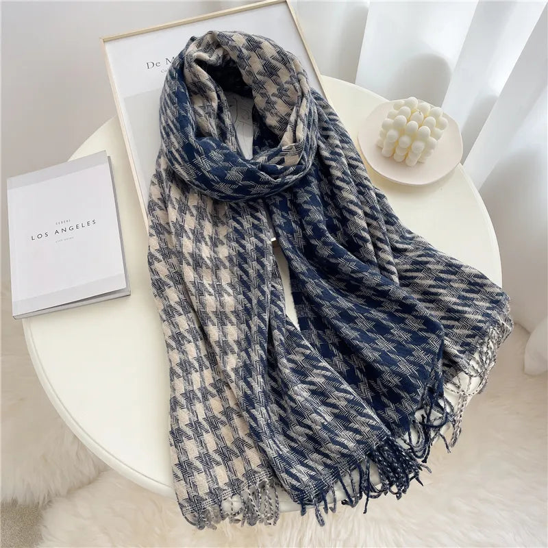 Frendorf | Stylische Karierte Damen Schal - Liora