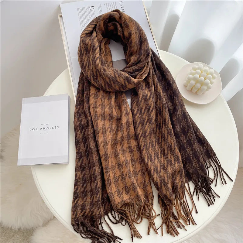 Frendorf | Stylische Karierte Damen Schal - Liora