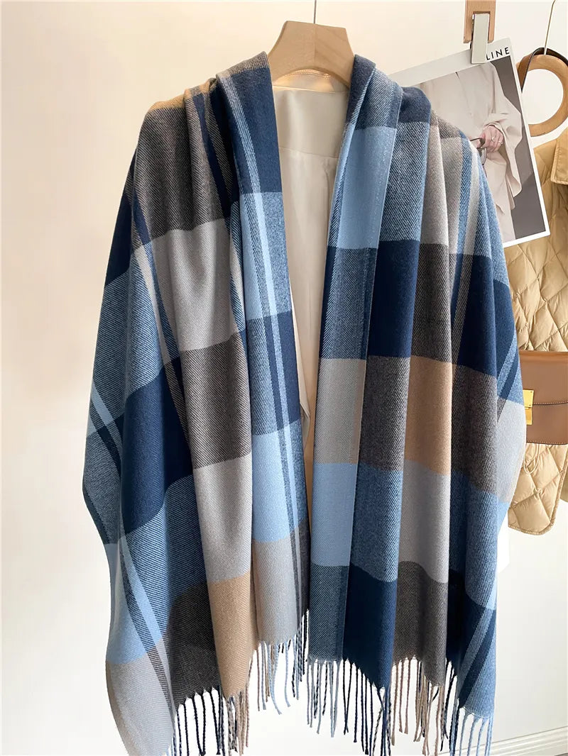 Frendorf | Stylische Karierte Damen Schal - Liora