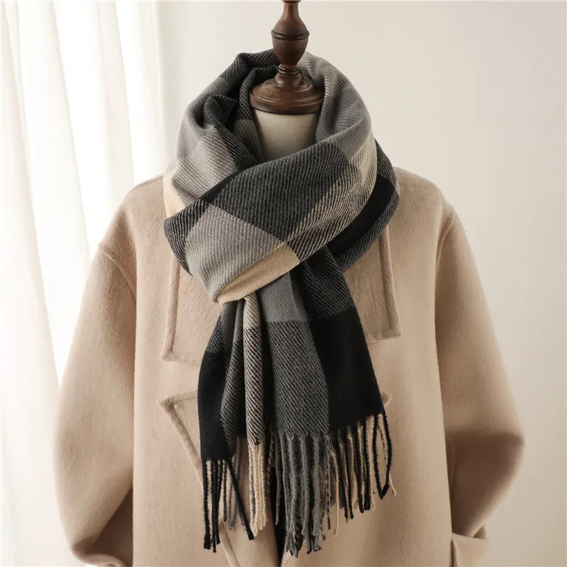 Frendorf | Stylische Karierte Damen Schal - Liora