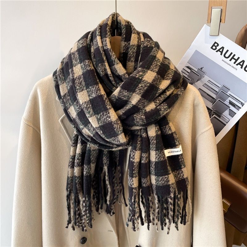 Frendorf | Stylische Karierte Damen Schal - Liora