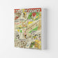 Comic Buch TDF Radfahren Druck