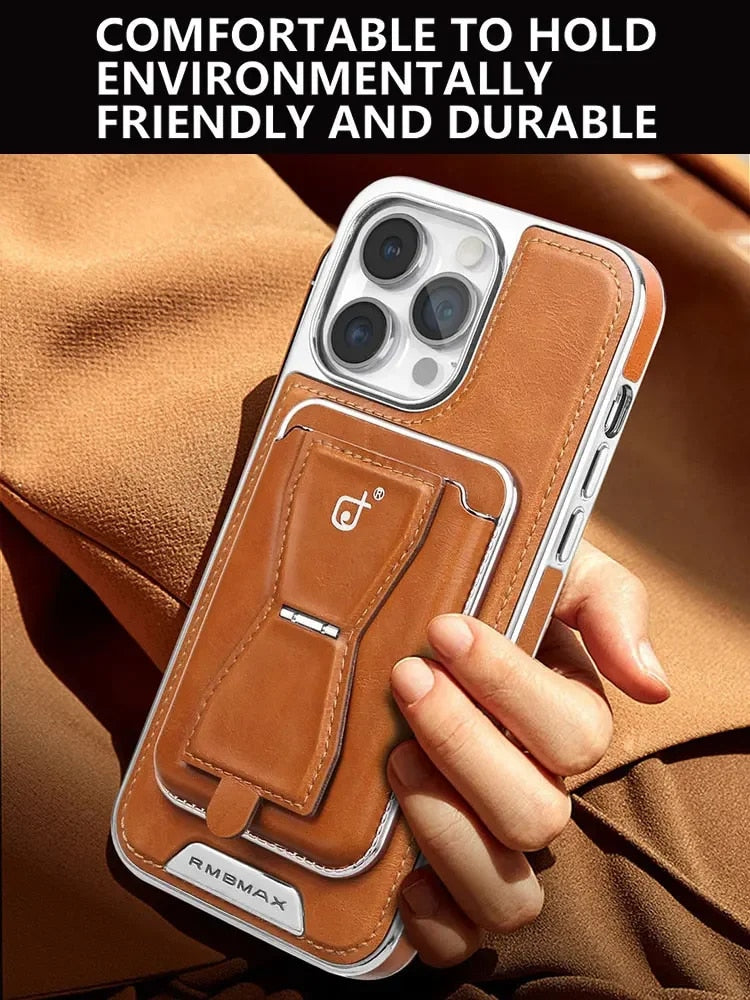 Frendorf | 2 in 1 abnehmbares PU-Leder Wallet Case mit magnetischem Kartenhalter für iPhone