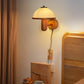 Frendorf | AetherWood Pilz Holz Wandleuchte | Handgefertigt | Rustikales Design | Wandbeleuchtung für Wohnzimmer & Schlafzimmer