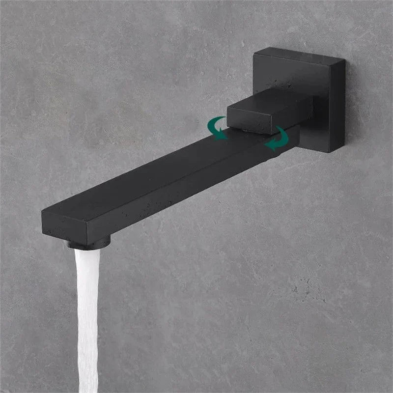 Wandmontierte Faltbare Armatur – Hochwertiger Edelstahl-Wasserhahn mit Modernem Design