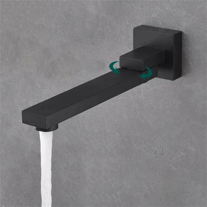 Wandmontierte Faltbare Armatur – Hochwertiger Edelstahl-Wasserhahn mit Modernem Design