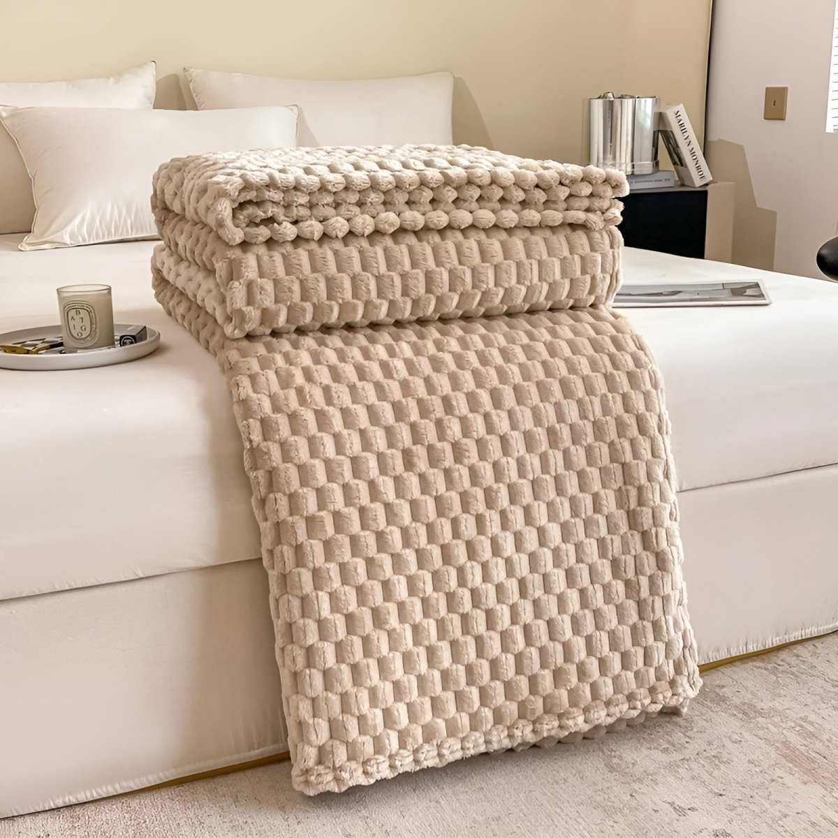 Veluno Flauschige Fleece-Decke - Weiche und Warme Decke für Kalte Tage