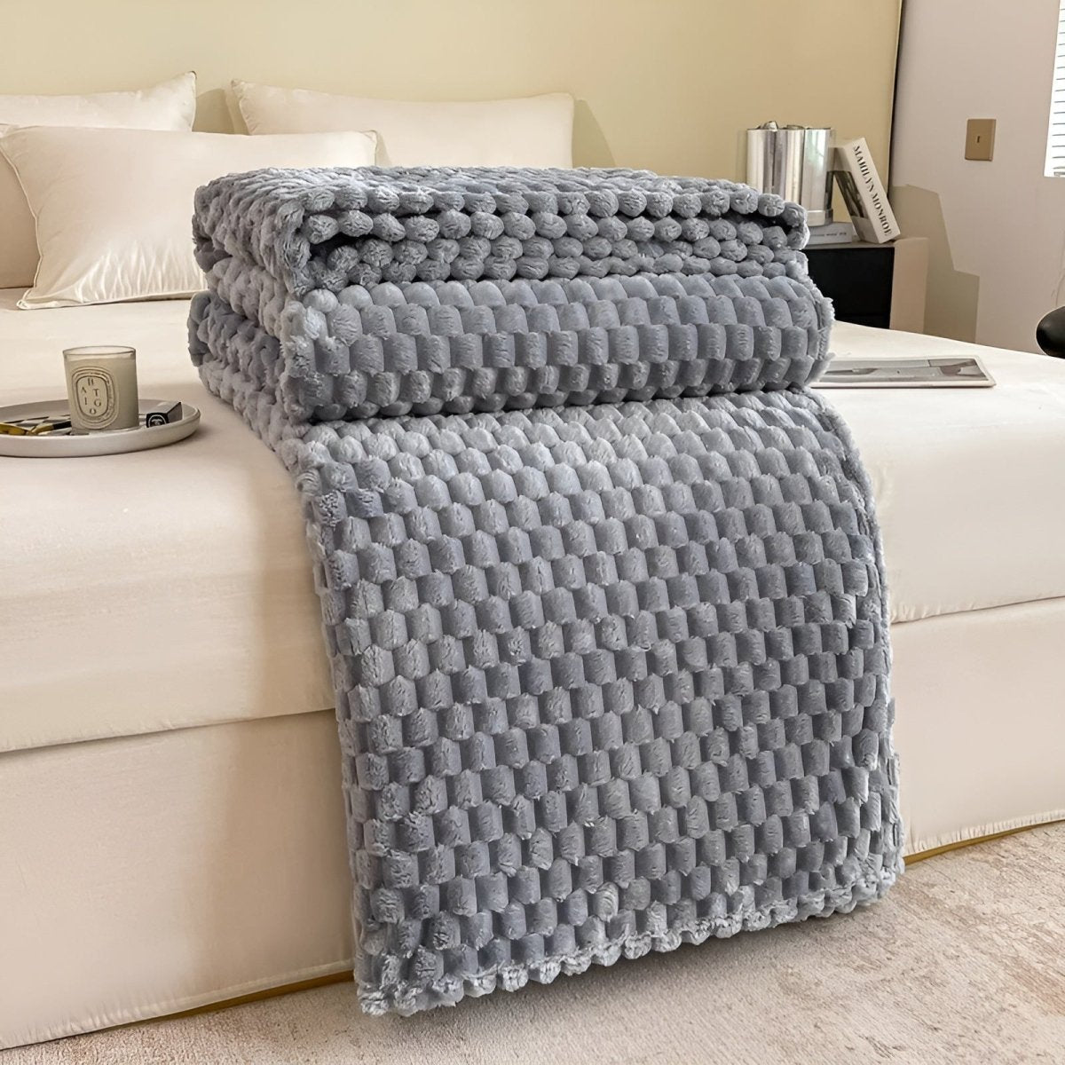 Veluno Flauschige Fleece-Decke - Weiche und Warme Decke für Kalte Tage