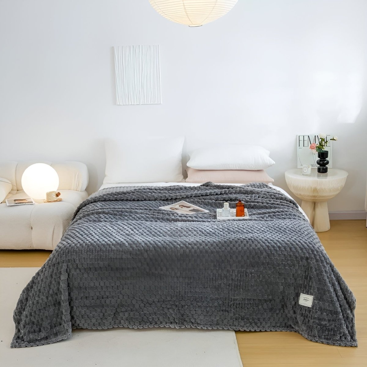 Veluno Flauschige Fleece-Decke - Weiche und Warme Decke für Kalte Tage