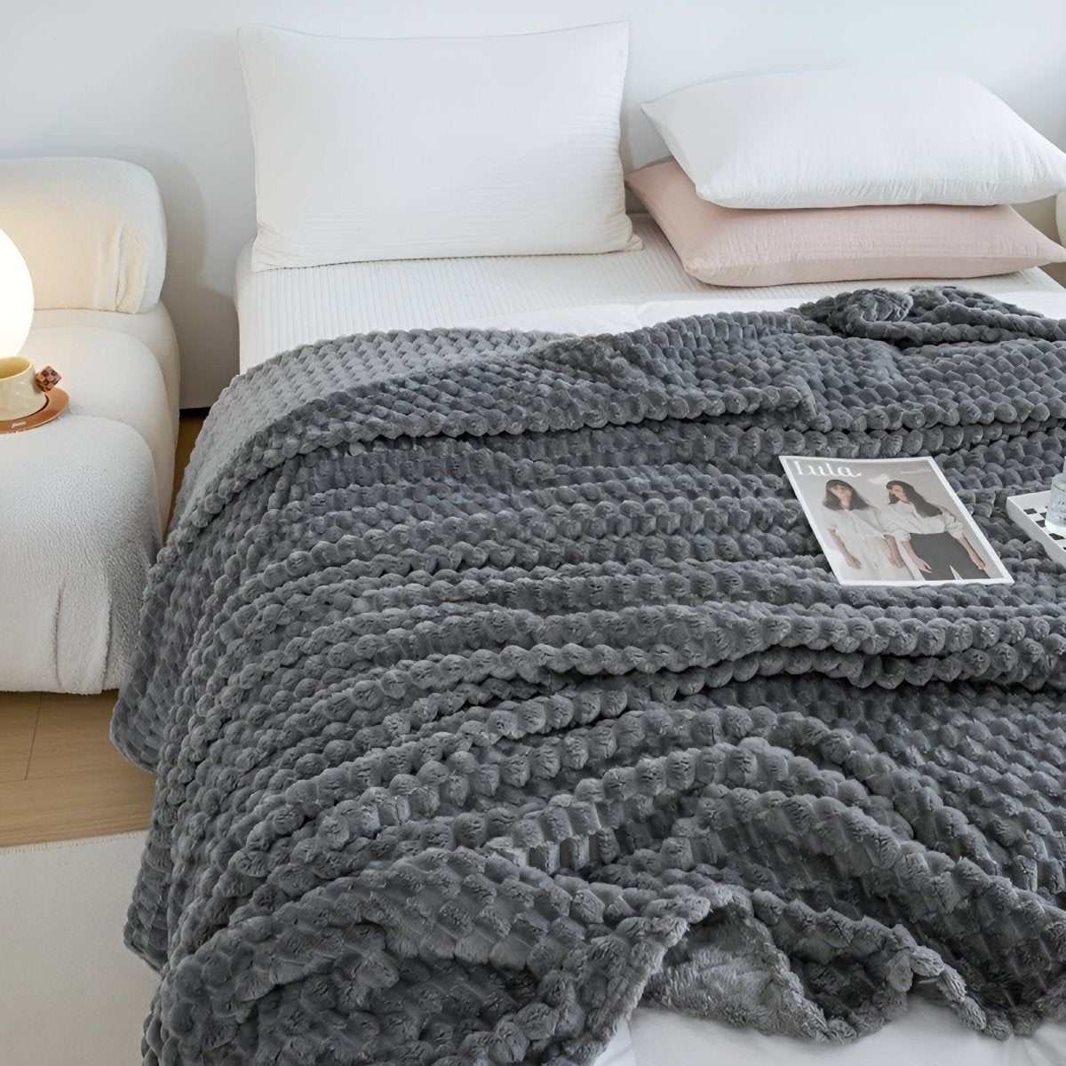 Veluno Flauschige Fleece-Decke - Weiche und Warme Decke für Kalte Tage