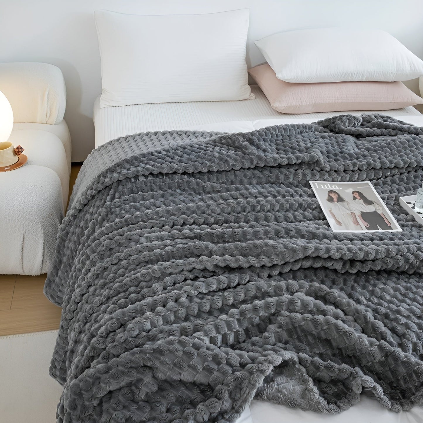 Frendorf | Decke – Superweiche und warme Decke für Sofa und Bett