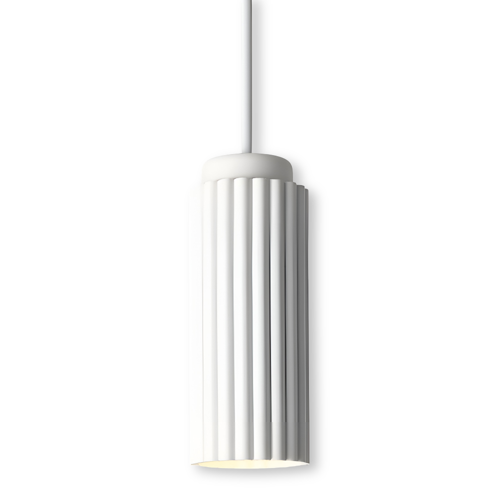 Frendorf | Wavy Nordic Pendelleuchte - Zylindrische Hängelampe