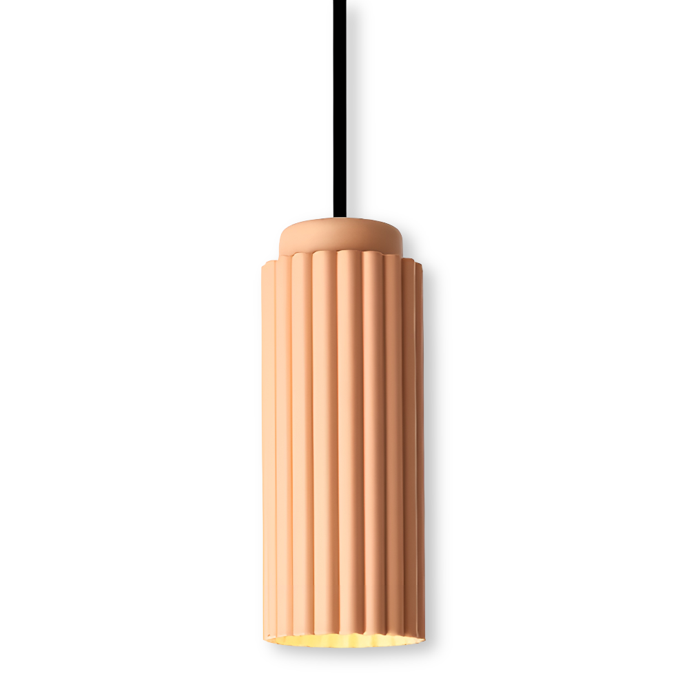 Frendorf | Wavy Nordic Pendelleuchte - Zylindrische Hängelampe