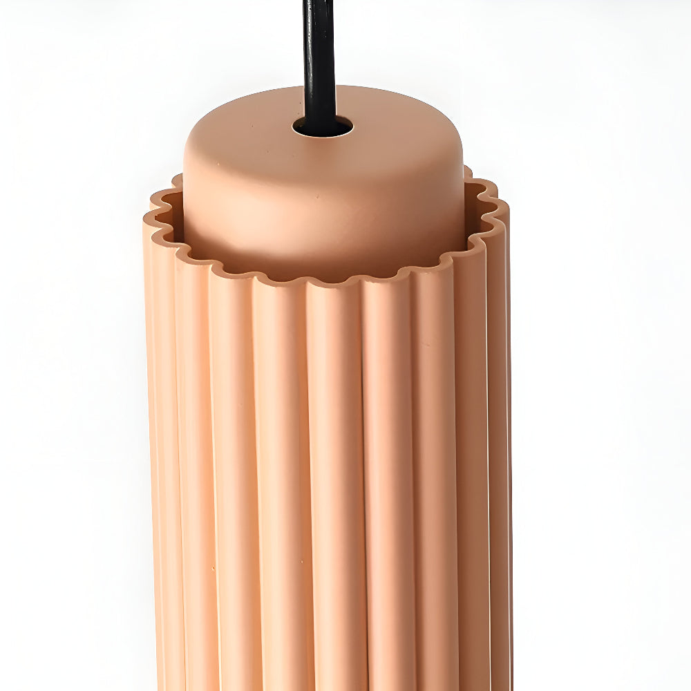 Frendorf | Wavy Nordic Pendelleuchte - Zylindrische Hängelampe