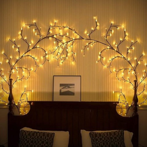 Wine LED Weingarten-Lichterkette – 144 flexible LEDs mit 8 Modi für Innen- und Außenbereich