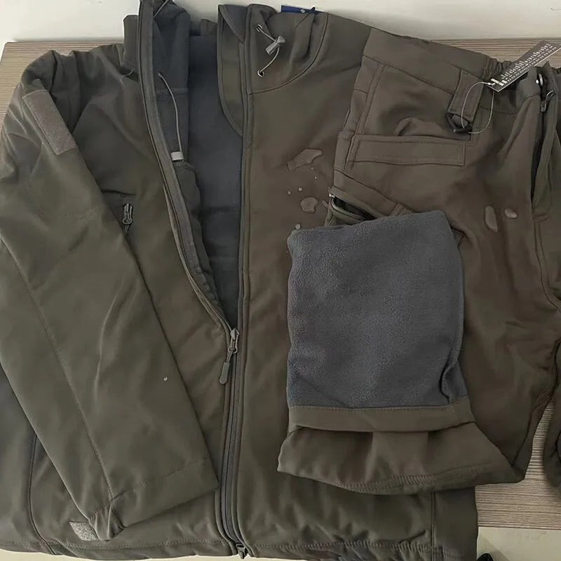 Frendorf | JASPER Set | Softshell Rash Jacket Set mit Hose für Extreme Wetterbedingungen