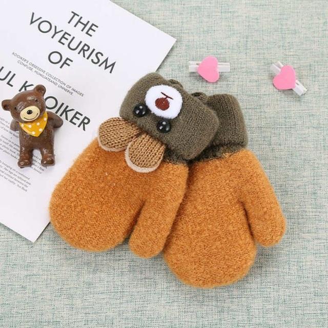 Frendorf | Gefütterte Kinder-Fäustlinge mit Hasenmotiv & Kordel – 1+1 Gratis – 0–4 Jahre