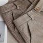 Frendorf | LUXE | Winterfestes Woll-Hose Damen | Stilvolle Haremhose für die Saison
