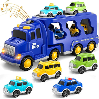 Frendorf | Interaktiver Kinder-Spielzeugtruck mit Licht und Sound – AutoMax Leo