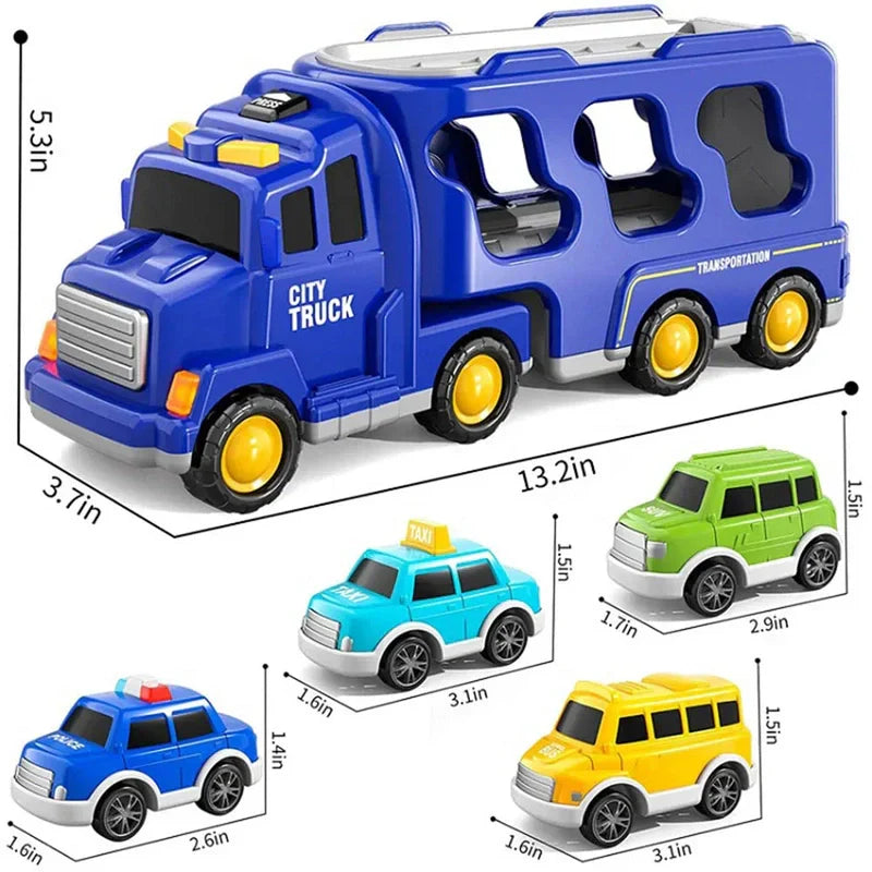 Frendorf | Interaktiver Kinder-Spielzeugtruck mit Licht und Sound – AutoMax Leo