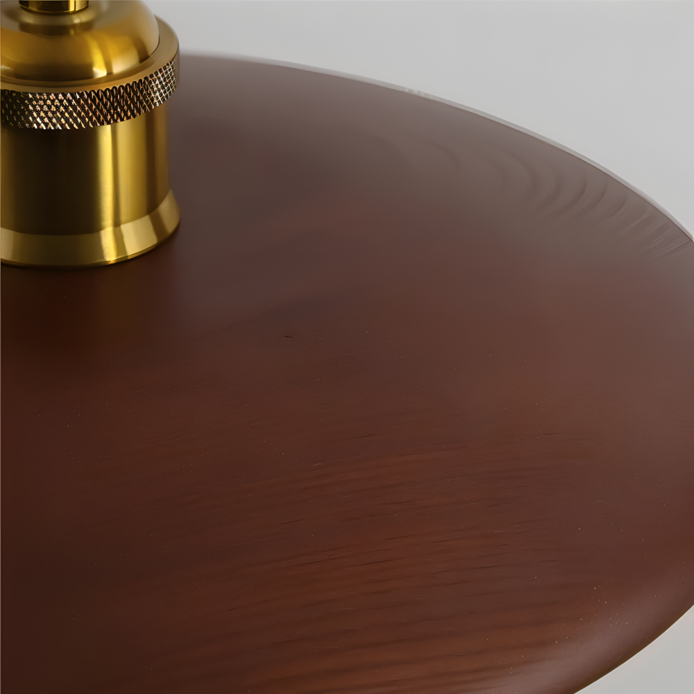 Frendorf | WooDisk Pendelleuchte - Untertasse Leuchte Pendel - Hängelampe aus Holz