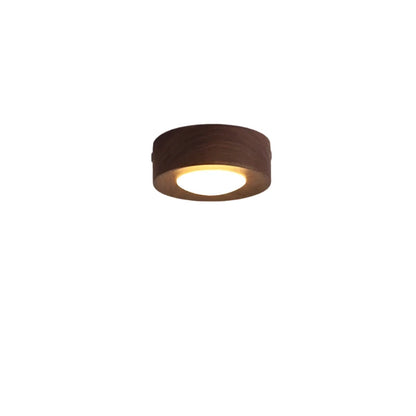 Frendorf | WoodenGlow - Walnoten Plafondlamp met LED Spotlights