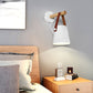 Frendorf | WoodlyGlow Konische Wandleuchte aus Holz | Modernes Design | Umweltfreundlich | Deko für Zuhause