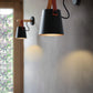 Frendorf | WoodlyGlow Konische Wandleuchte aus Holz | Modernes Design | Umweltfreundlich | Deko für Zuhause