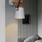 Frendorf | WoodlyGlow Konische Wandleuchte aus Holz | Modernes Design | Umweltfreundlich | Deko für Zuhause