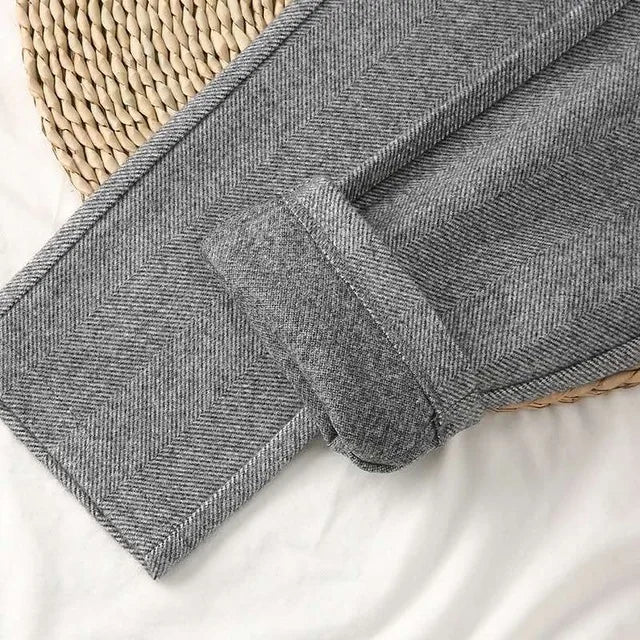Frendorf | KNUSSECHIC | Wolle Damen Hose | Stilvoll und Bequem | Perfekt für Arbeit und Freizeit