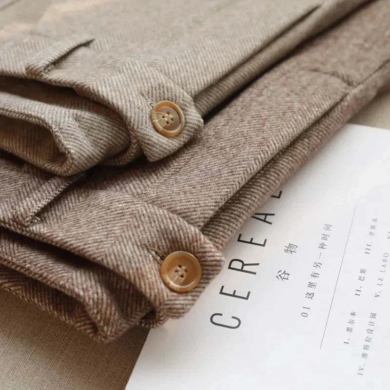 Frendorf | KNUSSECHIC | Wolle Damen Hose | Stilvoll und Bequem | Perfekt für Arbeit und Freizeit