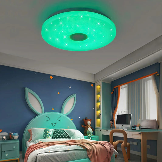 Frendorf | LunaLume Intelligente Moderne RGB-Deckenleuchte | Farbwechsel | Smart-App-Steuerung | Energieeffizient