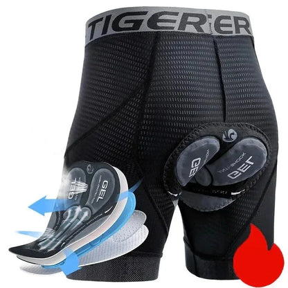 Frendorf | Atmungsaktive Mesh-Radshorts mit Gelpolster | Stoßfeste Radshorts für Herren