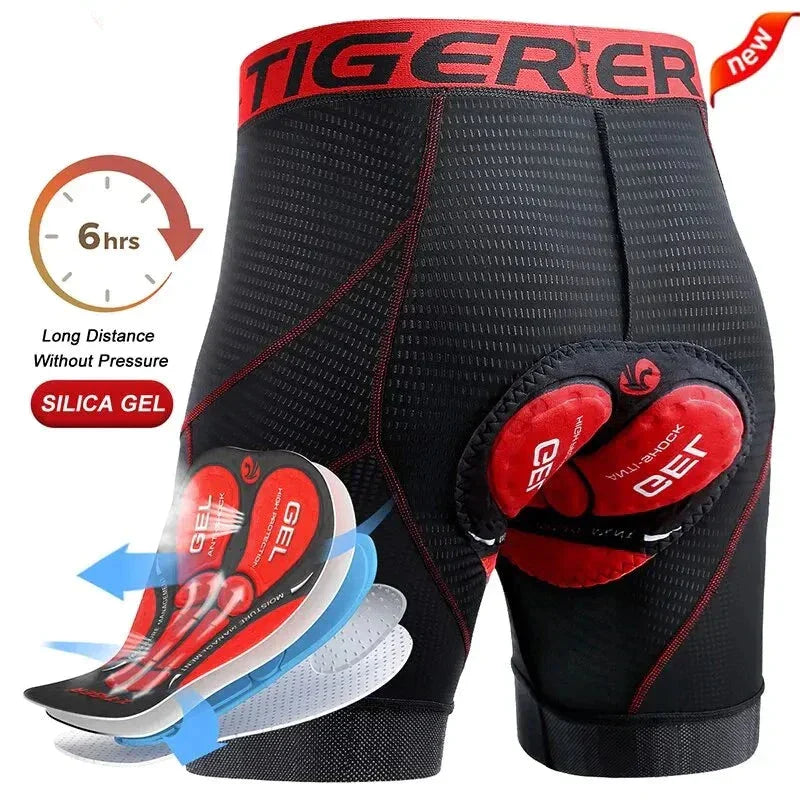 Frendorf | Atmungsaktive Mesh-Radshorts mit Gelpolster | Stoßfeste Radshorts für Herren