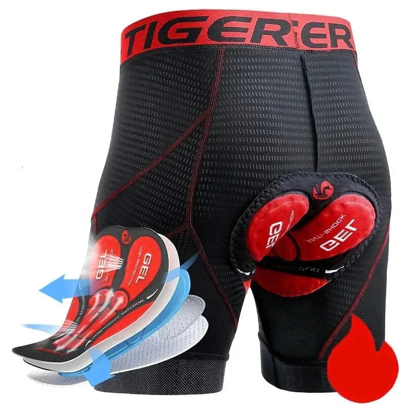 Frendorf | Atmungsaktive Mesh-Radshorts mit Gelpolster | Stoßfeste Radshorts für Herren