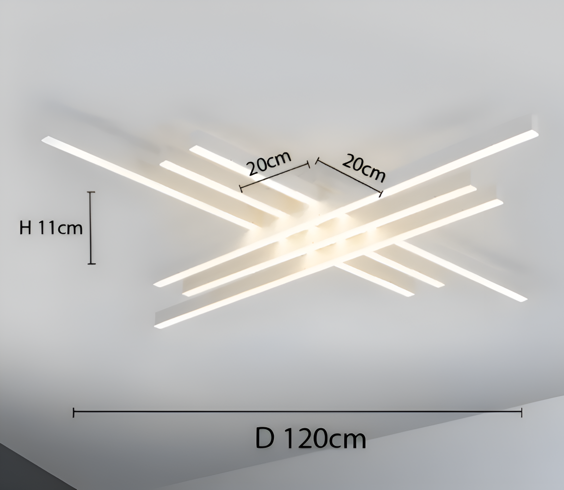 Frendorf | XLine Deckenleuchten - Criss Cross Deckenleuchten - LED Strip Lights