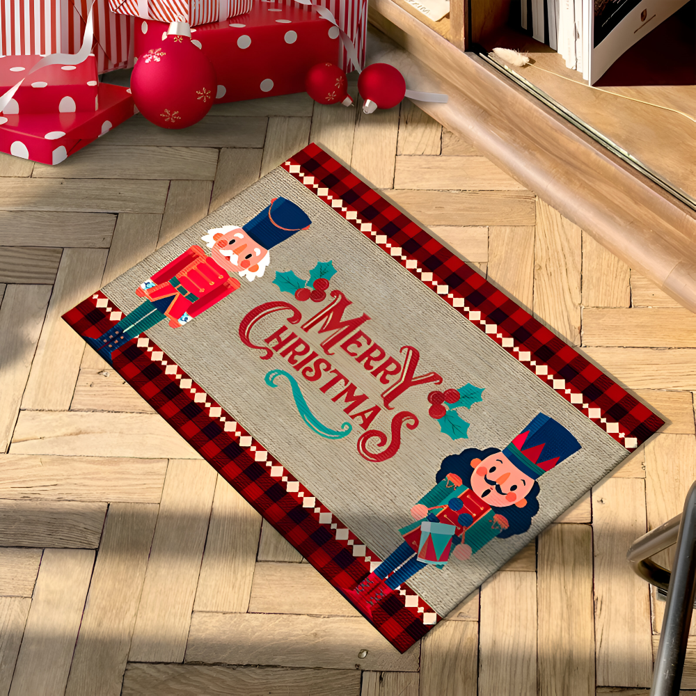 Frendorf | XMerry Türmatte - Dekorative Rutschfeste Nussknacker Christmas Eingangsmatte