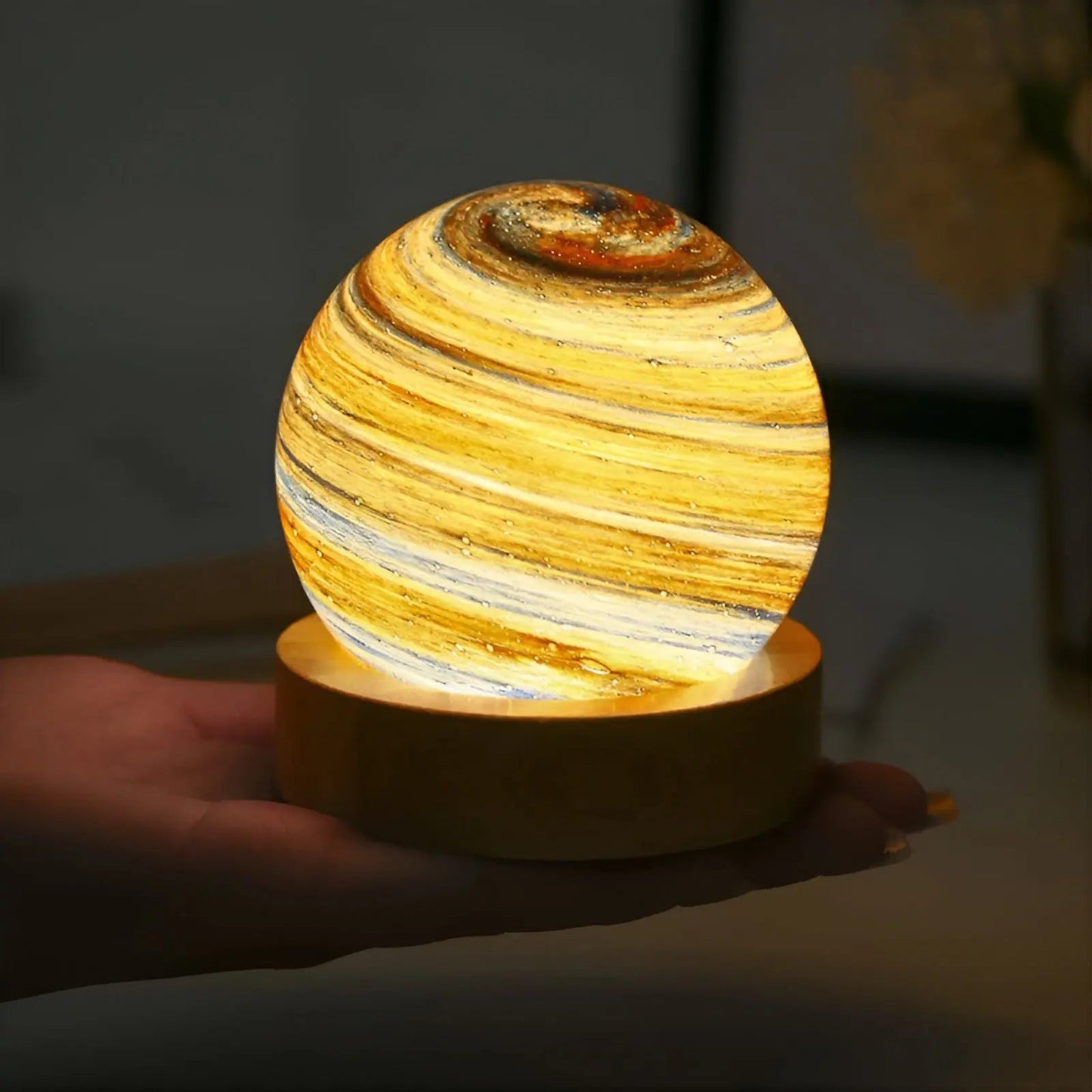 Frendorf | Jensen 3D Glas Mini Rumplanet Lampe