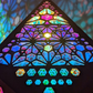 Glas-in-Block Stil LED Tischlampe - LumiAura