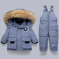 Frendorf | Winter-Set für Kinder mit gefütterter Jacke und Latzhose – Emilie