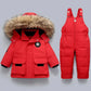 Frendorf | Winter-Set für Kinder mit gefütterter Jacke und Latzhose – Emilie