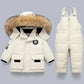 Frendorf | Winter-Set für Kinder mit gefütterter Jacke und Latzhose – Emilie