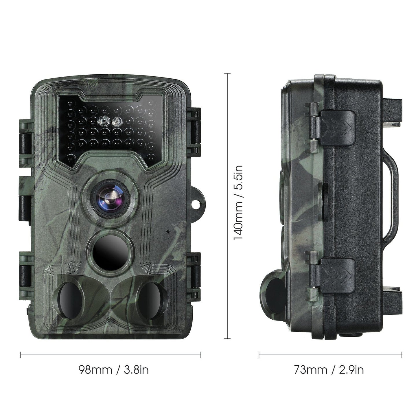 Wasserdichte 36MP 1080P Infrarot-Nachtsicht-Fotofalle mit Bewegungserkennung