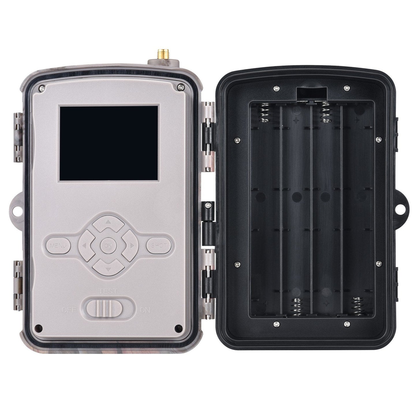 Frendorf | 30MP 4G LTE Drahtlose Jagdkamera, 2.4 Farbdisplay, Infrarot-Nachtsicht, Outdoor-Wildtier- & Landwirtschaftssicherheit