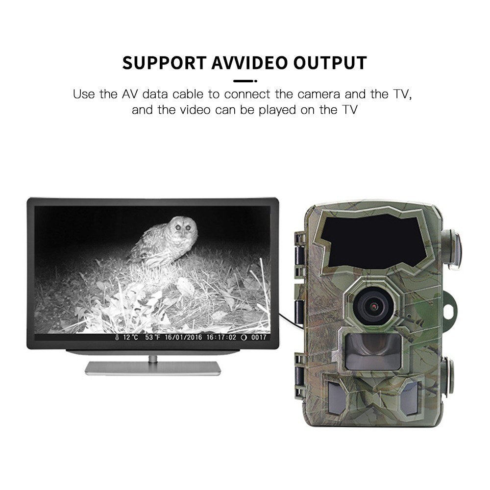 4K 32MP WiFi-Wildkamera mit Nachtsicht, IP66 wasserdicht, 105° Weitwinkel - Perfekt für die Überwachung von Wildtieren im Freien & Jagd