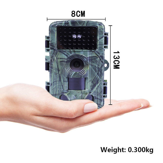 2.7K 60MP wasserdichte Nachtsicht-Spionagekamera mit 2-Zoll-Bildschirm zur Wildtierüberwachung