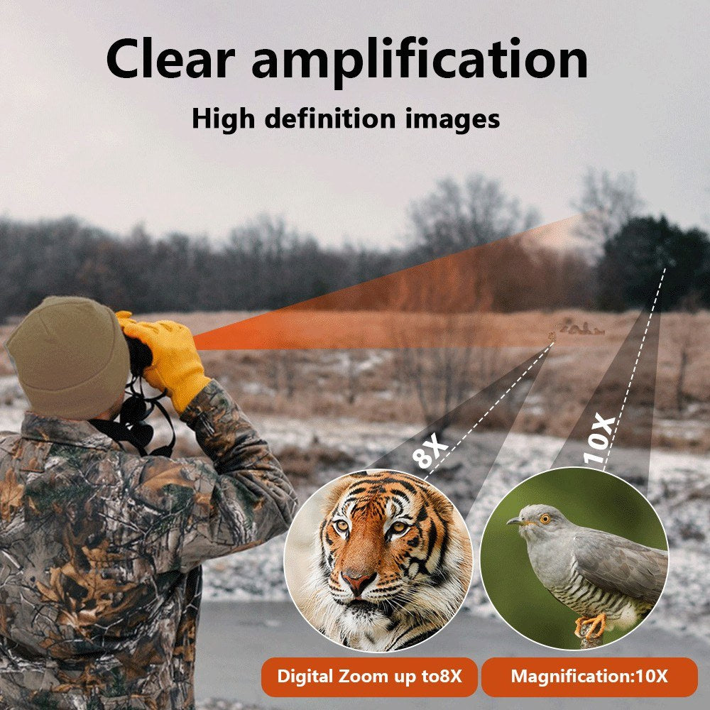 Frendorf | 2,5K Video Digitalkamera Ferngläser mit 8-fachem Zoom, 40MP Foto & 2,0 LCD für Vogelbeobachtung, Jagd, Camping, Outdoor-Aktivitäten, Sicherheit, Suche & Rettung
